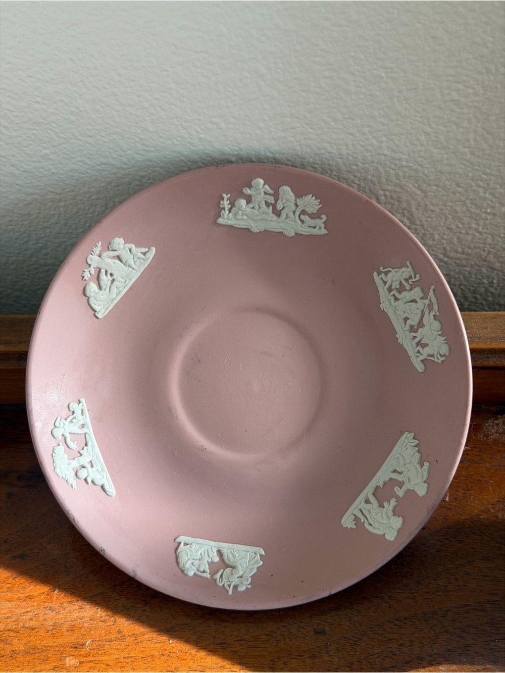 Wedgwood Jasperware Pink Saucer